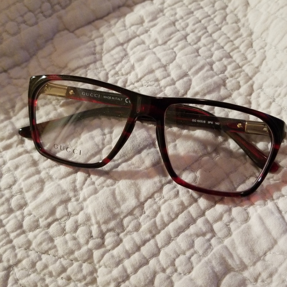 Gucci eyewear not never put prescription in frames